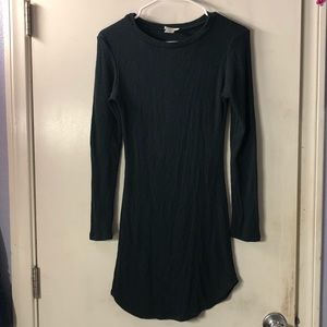Dark Green Long Sleeve Dress